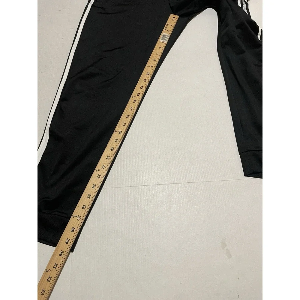 Adidas Men's Athletics Essential Tricot 3-Stripe Pants Black Size XL Track